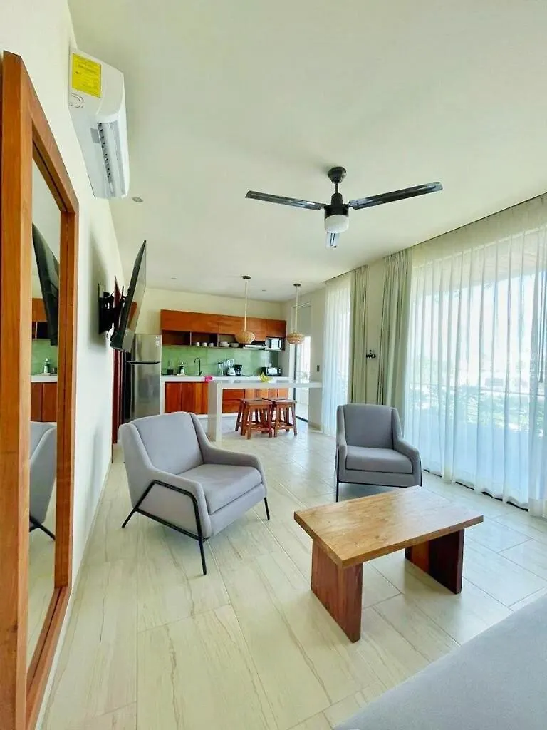 Apartment Tulum La Veleta Condo Best Sunrises & Jungle View Near Holistika